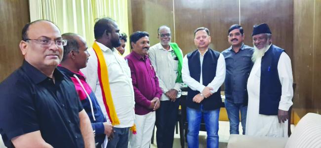 ವೈದ್ಯಕೀಯ ಶಿಕ್ಷಣ ಕಾರ್ಯದರ್ಶಿ ಮೊಹಮ್ಮದ್ ಮೋಶಿನ್ ರವರಿಗೆ ವೈದ್ಯಕೀಯ ಕಾಲೇಜು ಮಂಜೂರಿಗಾಗಿ ಮನವಿ