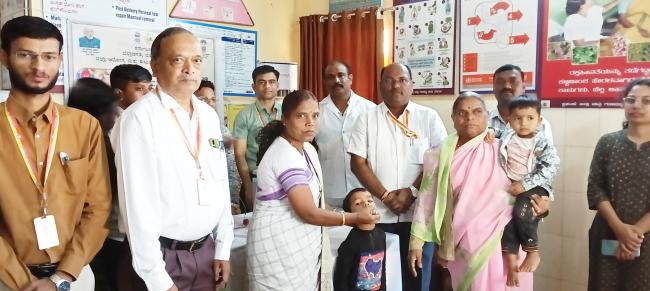 ರಾಷ್ಟ್ರೀಯ ಪಲ್ಸ್‌ ಪೋಲಿಯೊ ಮೊದಲ ಸುತ್ತಿನ ಲಸಿಕಾ ಕಾರ್ಯಕ್ರಮ