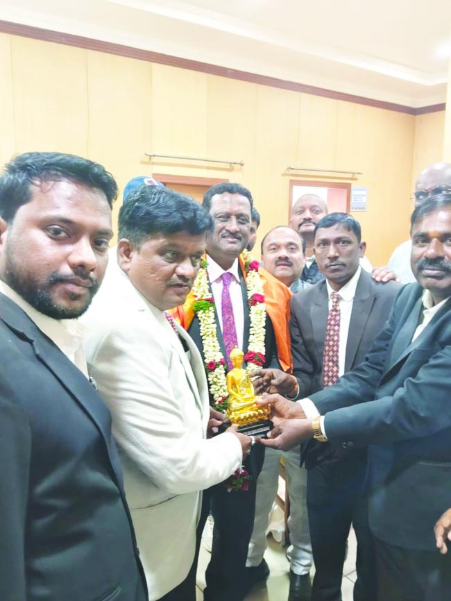 ನ್ಯಾ. ಪ್ರಸನ್ನ ವರಾಳೆಗೆ ಸನ್ಮಾನ 