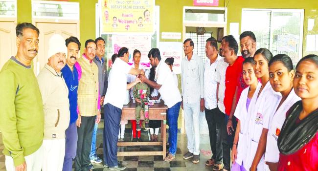 ಪೋಲಿಯೋ ಲಸಿಕೆ ಮಕ್ಕಳಿಗೆ ತಪ್ಪದೇ ಹಾಕಿಸಿ-ವಿ. ಕೆ. ಗುರುಮಠ  