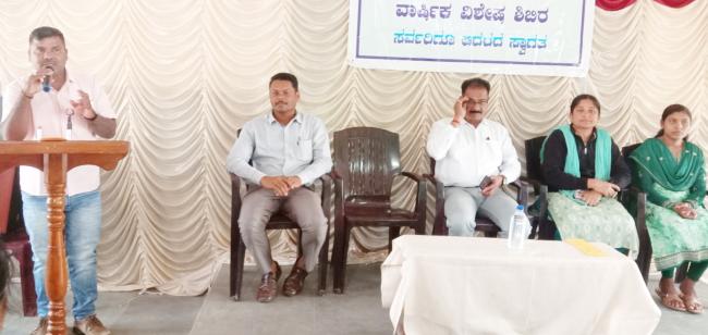 ರಾಷ್ಟ್ರೀಯ ಸೇವಾ ಶಿಬಿರದಿಂದ ವಿದ್ಯಾರ್ಥಿಗಳ ಜ್ಞಾನ ಪರಿವರ್ತನೆ : ರವಿಕುಮಾರ್ ದೊಡ್ಡಮನಿ