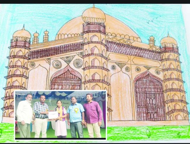 ಪ್ರತಿಭಾ ಕಾರಂಜಿ  ಸ್ಪರ್ಧೆಯಲ್ಲಿ ಸೈಯದಾ ಖೈರುನ್ನಿಸಾ ಹುಸೇನಿ ಗೆ ಪ್ರಥಮ ಬಹುಮಾನ  