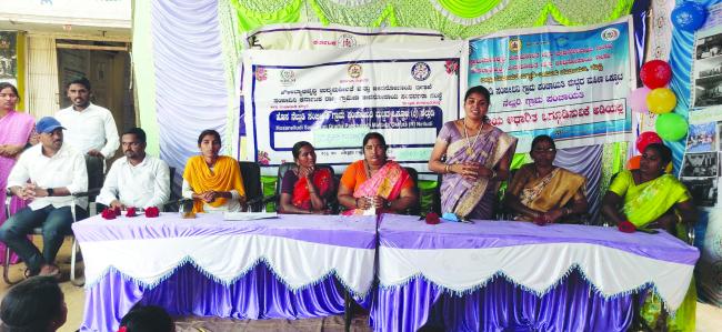 ಮಹಿಳೆಯರು ಆರ್ಥಿಕವಾಗಿ ಸಬಲರಾಗಲು ಸಂಜೀವಿನಿ ಒಕ್ಕೂಟದ ಪಾತ್ರ ಮಹತ್ವ ಪಿಡಿಒ ಅಪರಂಜಿ 