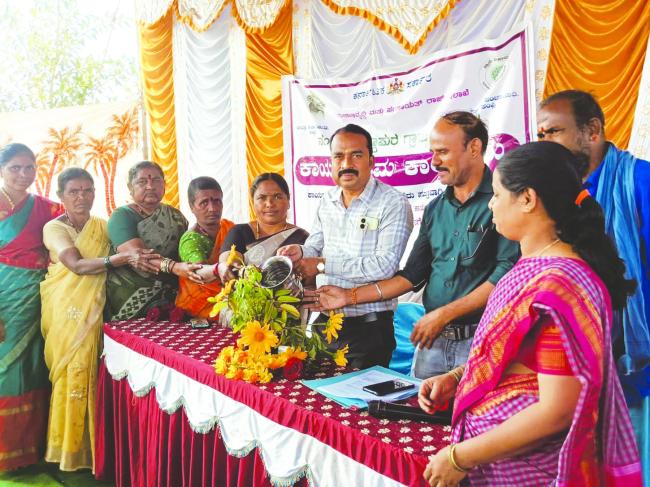 ಕಾಯಕ ಗ್ರಾಮ ಯೋಜನೆಯಿಂದ ಗ್ರಾಮಗಳ ಅಭಿವೃದ್ಧಿ ಸಾಧ್ಯ : ಮಲ್ಲನಗೌಡ ಕೆ.ಎಸ್ 