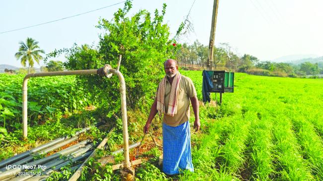 ಪಂಪ್ ಸೆಟ್ಗಳ ವಿದ್ಯುತ್ ಕೇಬಲ್ ಕಳ್ಳತನ : ರೈತರು ಆತಂಕ  