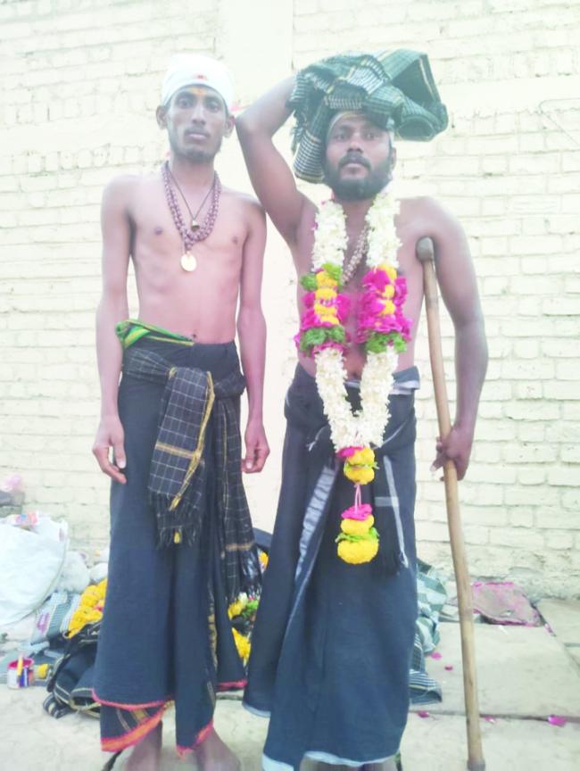 ಅಂಗವಿಕಲನ ಭಕ್ತಿಗೆ ಮೆಚ್ಚುಗೆ 