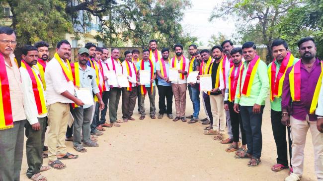 ಕರವೇ ತಾಲೂಕು, ಗ್ರಾಮ ಘಟಕಕ್ಕೆ ನೂತನ ಪದಾಧಿಕಾರಿಗಳ ಆಯ್ಕೆ
