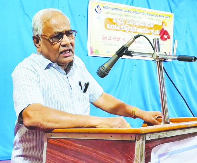 ರವೀಂದ್ರನಾಥ್ ಟಾಗೋರ್‌ರಿಗೂ ವಿವೇಕಾನಂದರು ಪ್ರೇರಣೆ: ಕುಲಕರ್ಣಿ