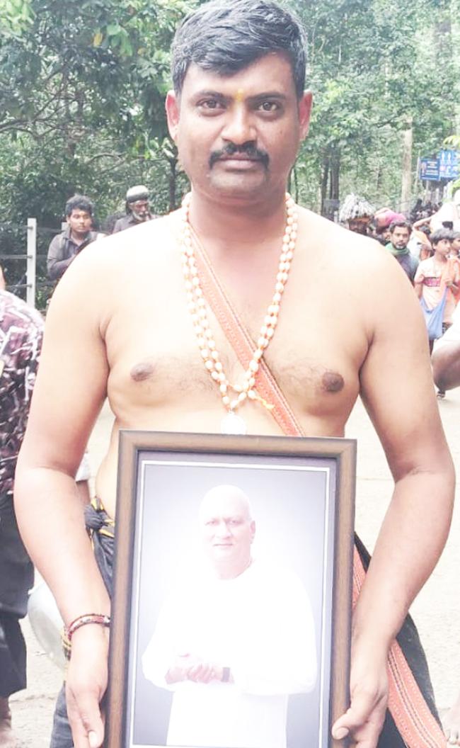 ರಾಜು ಕಾಗೆ 6ನೇ ಬಾರಿ ಶಾಸಕರಾಗಲು ಅಯ್ಯಪ್ಪ ಸ್ವಾಮಿಗೆ ಹರಕೆ 