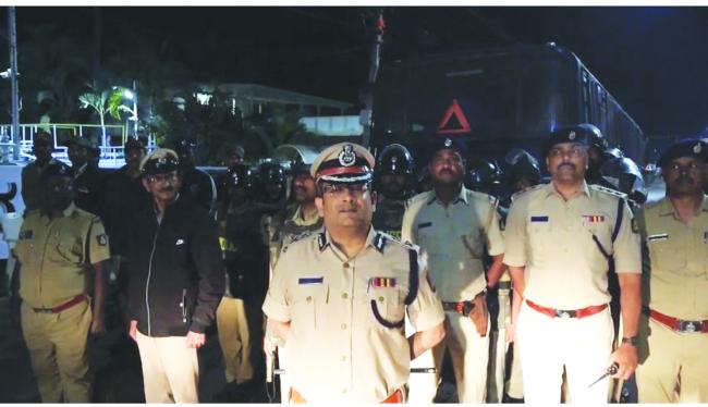 ಬಳ್ಳಾರಿಯಲ್ಲಿ ಕಾನೂನು ಮತ್ತು ಸುವ್ಯವಸ್ಥೆ ಕಾಪಾಡಲು ಪೊಲೀಸ್ ಇಲಾಖೆ ಸದಾ ಸಿದ್ಧ  