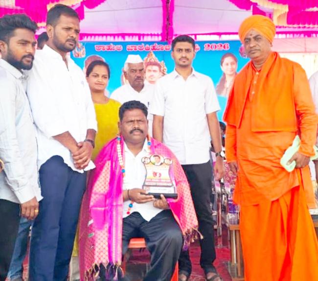 ರಾವಸಾಹೇಬ್ ಐವಾಳೆ ಅವರಿಗೆ ಸನ್ಮಾನ