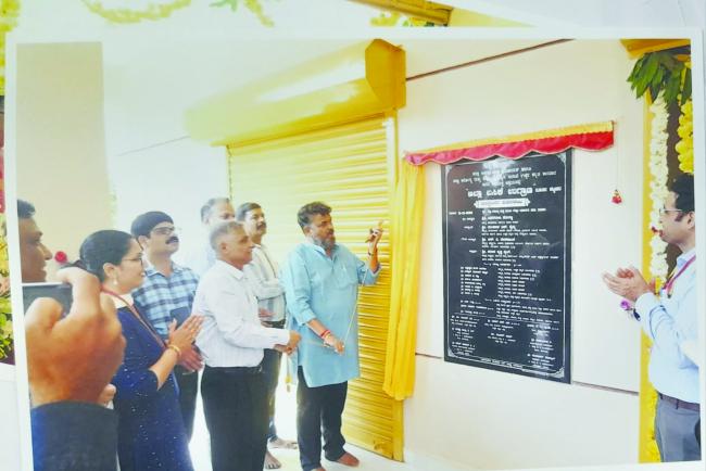 ಜಿಲ್ಲಾ ಲಸಿಕಾ ನೂತನ ಉಗ್ರಾಣ ಕಟ್ಟಡ ಉದ್ಘಾಟಿಸಿದ ಶಾಸಕ ಸತೀಶ್ ಕೆ. ಸೈಲ್‌