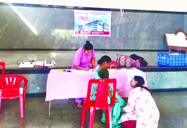 ಶ್ರೀ ಮಲ್ಲಿಕಾರ್ಜುನ ದೇವಸ್ಥಾನ, ವಡಗಾವನಲ್ಲಿ ಉಚಿತ ಆರೋಗ್ಯ ತಪಾಸಣಾ ಶಿಬಿರ ಯಶಸ್ವಿ 