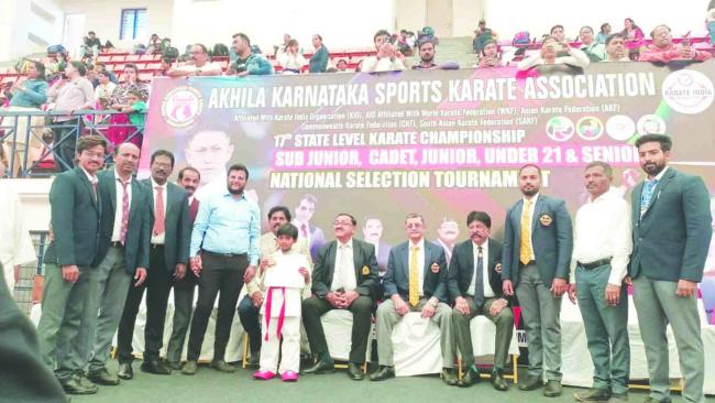 ಕು.ಎಸ್‌.ಕೃತಿ ಕರಾಟೆಯಲ್ಲಿ ರಾಷ್ಟ್ರ ಮಟ್ಟಕ್ಕೆ ಆಯ್ಕೆ 