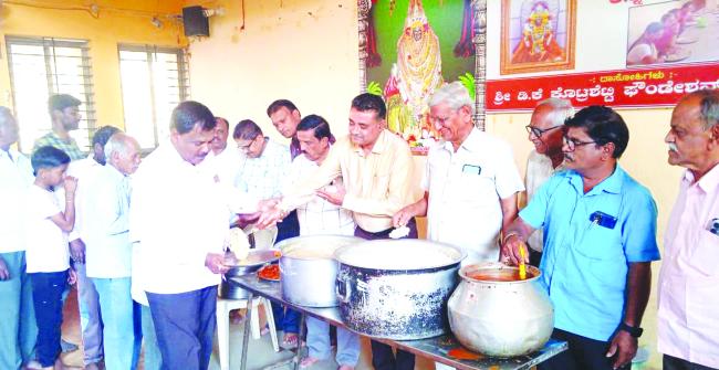 ಅನ್ನ ಪರಬ್ರಹ್ಮ ಸ್ವರೂಪ : ನ್ಯಾಯವಾದಿ ಅರವಿಂದ ವ್ಯಾಸ 