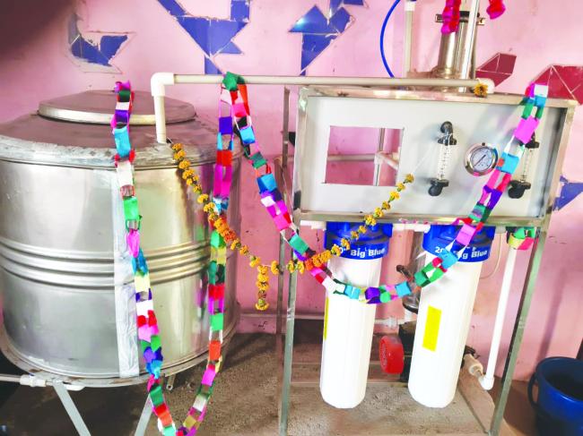 ಶಾಲಾ ವಿದ್ಯಾರ್ಥಿಗಳಿಗೆ ಶುದ್ಧ ಕುಡಿಯುವ ನೀರಿನ ವ್ಯವಸ್ಥೆ  