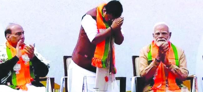 ಬಿಜೆಪಿ ರಾಷ್ಟ್ರೀಯ ಅಧ್ಯಕ್ಷರಾಗಿ ಅಧಿಕಾರ ವಹಿಸಿಕೊಂಡ ನಿತಿನ್ ನಬಿನ್