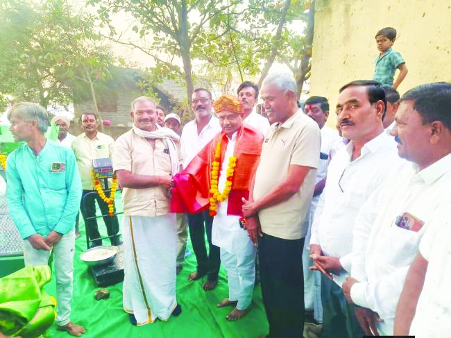 ತೊಗರಿ ಕೇಂದ್ರಕ್ಕೆ ಶಾಸಕ ರಾಜುಗೌಡ ಪಾಟೀಲ ಚಾಲನೆ  