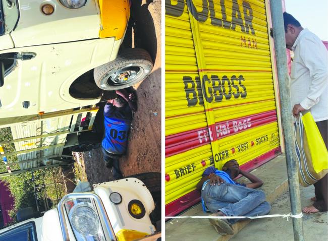 ಮುಂಡಗೋಡದಲ್ಲಿ ಜೋರಾಯ್ತು ಕುಡುಕರ ಹಾವಳಿ:ಮಟ ಮಟ ಮಧ್ಯಾಹ್ನದಲ್ಲಿ ರೋಡೇ ಹಾಸಿಗೆ! ನಾಗರಿಕರಿಂದ ಛೀಮಾರಿ