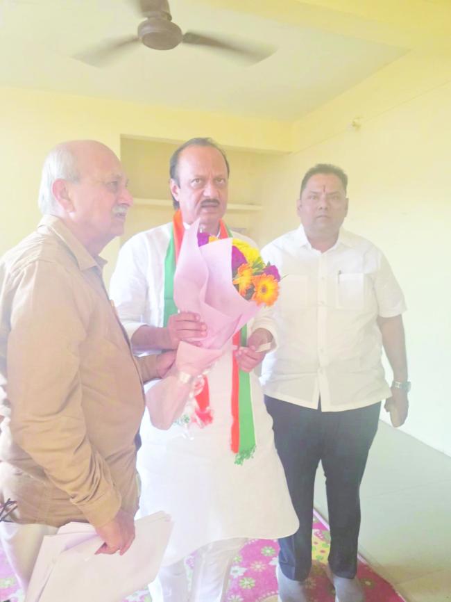 ಅಗಲಿದ ಅಜಿತ ಪವಾರಗೆ ಡಾ.ಪ್ರಭಾಕರ ಕೋರೆ ಅಶ್ರುತರ​‍್ಣ 