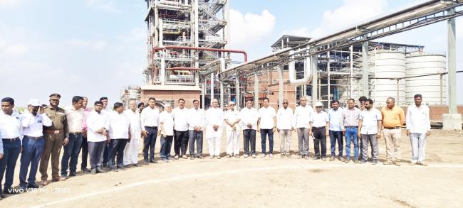 ಸಿಬಿಜಿ ಪ್ಲ್ಯಾಂಟ್ ನಿರ್ಮಾಣ ಕಾಮಗಾರಿಗಾರಿಗೆ ಶ್ರೀಮಂತ ಪಾಟೀಲ ಚಾಲನೆ 