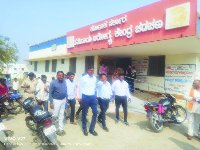 ಚಡಚಣ ತಾಲೂಕಿಗೆ ಜಿಲ್ಲಾಧಿಕಾರಿ ಡಾ.ಆನಂದ ಕೆ.ದಿಢೀರ ಭೇಟಿ : ಪರೀಶೀಲನೆ 