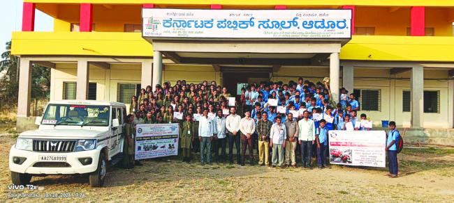 ರಸ್ತೆ ಸುರಕ್ಷತಾ ಜಾಗೃತಿಯ ಭಾಗವಾಗಿ ಚಿತ್ರಕಲಾ ಮತ್ತು ಚರ್ಚಾ ಸ್ಪರ್ಧೆಗಳನ್ನು ಆಯೋಜಿಸಿ ಪ್ರಮಾಣ ಪತ್ರಗ ವಿರತನೆ 