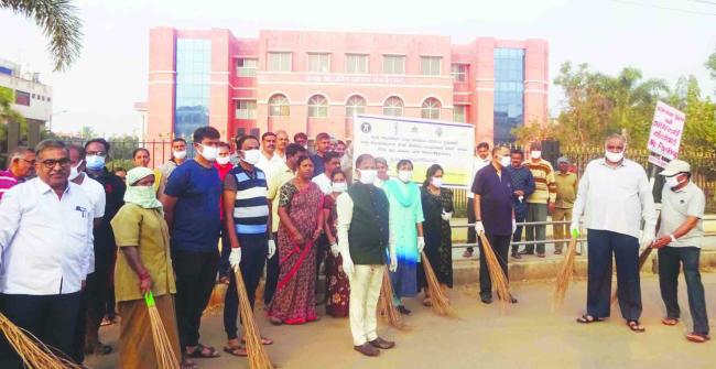 ರಾಷ್ಟ್ರೀಯ ಸ್ವಚ್ಛತಾ ಹೀ ಸೇವಾ ಅಭಿಯಾನಕ್ಕೆ ಚಾಲನೆ 