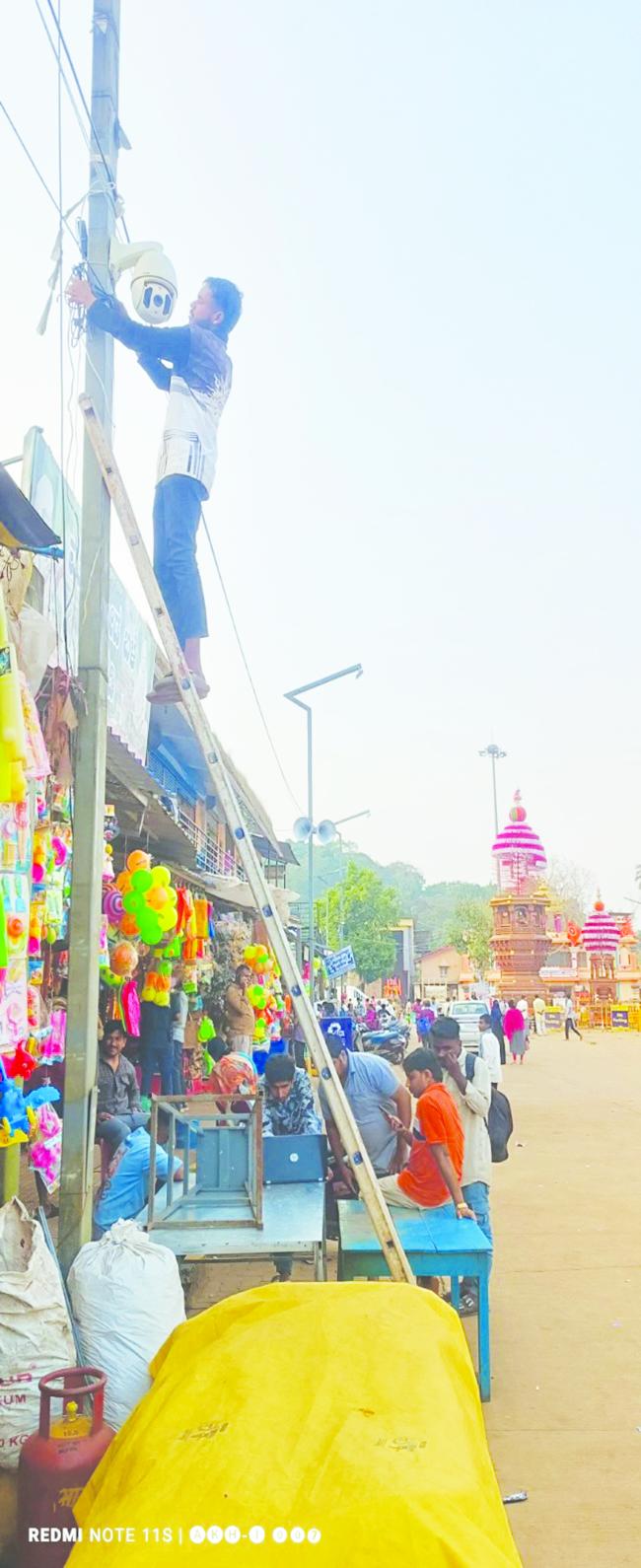 ಉಳವಿ ಚೆನ್ನ ಬಸವಣ್ಣ ರಥೋತ್ಸವಕ್ಕಾಗಿ ಪೋಲಿಸ್ ಇಲಾಖೆಯಿಂದ ಸುರಕ್ಷತಾ ಕ್ರಮ  