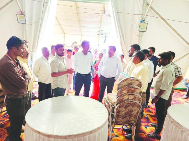 ಫೆ.2ರ ಉದ್ಯೋಗ ಮೇಳದ ಪೂರ್ವ ಸಿದ್ಧತೆ ಪರೀಶೀಲಿಸಿದ ಉನ್ನತಾಧಿಕಾರಿಗಳು 