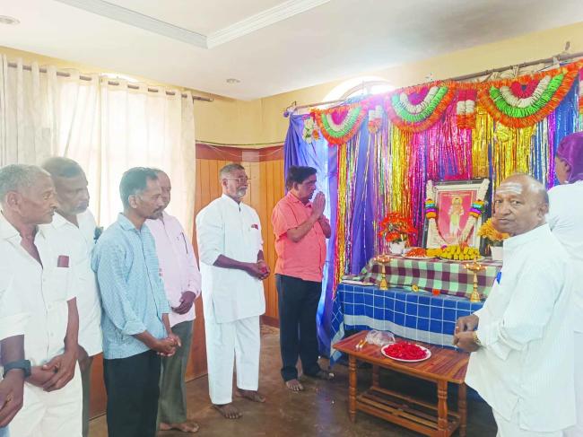  ಮಡಿವಾಳ ಮಾಚಿದೇವ ಜಯಂತಿ ಆಚರಣೆ 