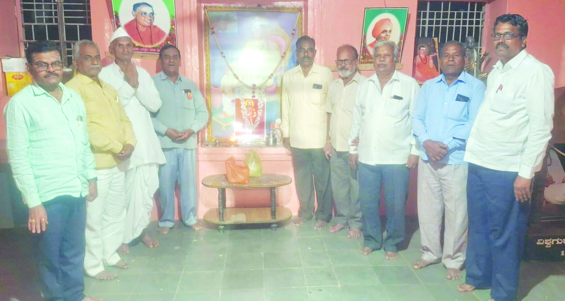 "ಕಾಯಕ ತತ್ವ, ಭಕ್ತಿ, ದಾಸೋಹ ಸಾರಿದವರು ಶರಣ ಮಡಿವಾಳ ಮಾಚಿದೇವರು" 