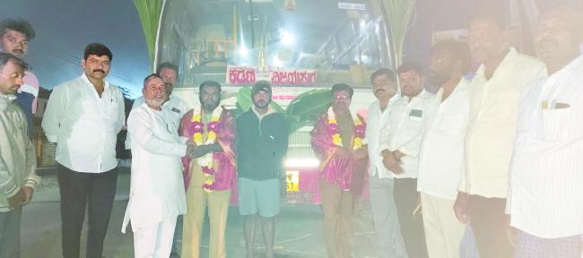 ಇಡೇರಿದ 3 ದಶಕದ ಬೇಡಿಕೆ, ಜಿಲ್ಲಾ ಕೇಂದ್ರಕ್ಕೆ ಬಸ್ ಸಂಚಾರ. 