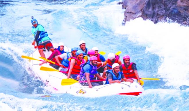  ಪ್ರವಾಸೋದ್ಯಮದ ಅಭಿವೃದ್ದಿಯ ದೃಷ್ಟಿಯಿಂದ ರಾಪ್ಟಿಂಗ್ ಜಲಕ್ರೀಡೆಗೆ ಅನುಮತಿ   