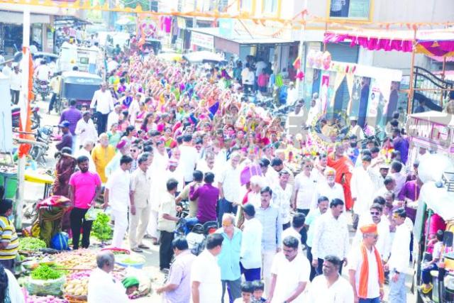 ವಿಜೃಂಭಣೆಯ ಅಂಬಾಭವಾನಿ ಜಯಂತೋತ್ಸವ  