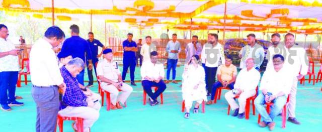 ಜನ್ಮದಿನ ಕಾರ್ಯಕ್ರಮದ ಸಿದ್ಧತೆ ಪರೀಶೀಲಿಸಿದ ಸಚಿವೆ ಲಕ್ಷ್ಮೀ ಹೆಬ್ಬಾಳಕರ್, ಚನ್ನರಾಜ, ಮೃಣಾಲ್  