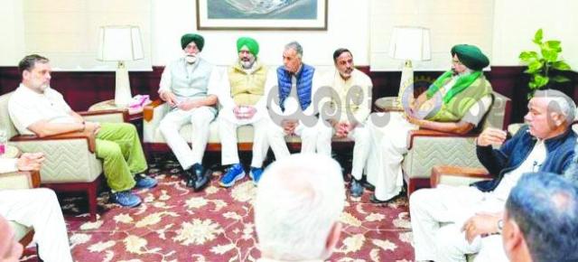 ಅಮೆರಿಕ ವ್ಯಾಪಾರ ಒಪ್ಪಂದ: ರಾಹುಲ್ ರೈತ ಸಂಘಗಳ ನಾಯಕರ ಭೇಟಿ 