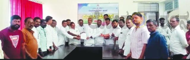 ಪ್ರಜಾ ಸೌಧ ಕಟ್ಟಡ ನಿರ್ಮಾಣಕ್ಕೆ ಶಾಸಕ ರಾಜುಗೌಡರಿಗೆ ಮನವಿ  