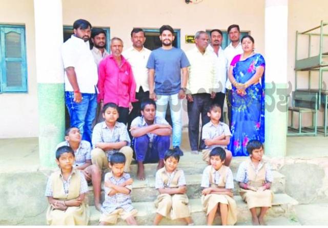 ಶಾಸಕ ರಾಜುಗೌಡ ಹುಟ್ಟುಹಬ್ಬ: ಅಂಧ ಮಕ್ಕಳಿಗೆ ಅನ್ನಪ್ರಸಾದ ಉಪಕರಣಗಳ ವಿತರಣೆ  