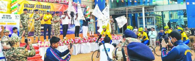  ‘ವಂದೇ ಮಾತರಂ ಕೋಸ್ಟ್ಸಲ್ ಸೈಕ್ಲೋಥಾನ್ -2026- ರಾ​‍್ಯಲಿ