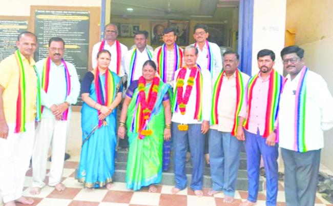 ಕನಕ ಪತ್ತಿನ ಸಹಕಾರ ಸಂಘಕ್ಕೆ ಎಂ.ಪರಮೇಶ್ವರ​‍್ಪ ಅದ್ಯಕ್ಷರಾಗಿ ಆಯ್ಕೆ  