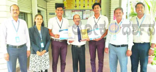 ರಾಜ್ಯಮಟ್ಟದ ಐಎಸ್‌ಟಿಇ ಸ್ಪರ್ಧೆಗಳಲ್ಲಿ ಪ್ರಥಮ 