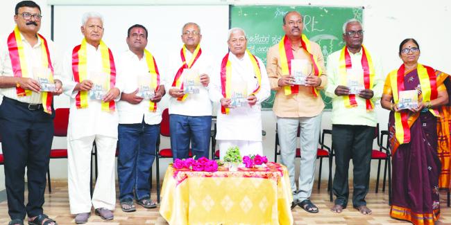 ಪುಸ್ತಕಗಳಿಗೆ ಅಳಿವಿಲ್ಲ. ಲೇಖಕರ ಲೇಖನಿಗೆ ದಣಿವಾಗಲ್ಲ : ಸಾಹಿತಿ ಡಾ.ವಿ.ಎಸ್‌.ಮಾಳಿ 