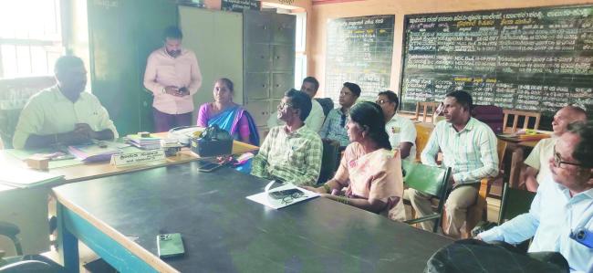 ಎಸ್ ಎಸ್ ಎಲ್ ಸಿ ಪರೀಕ್ಷೆಗಳು ಪಾರದರ್ಶಕವಾಗಿ ನಡೆಯಲಿ  ಬಿ.ಇ.ಓ ಸಿದ್ದಲಿಂಗಪ್ಪ    