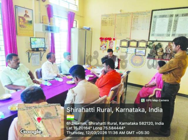 ಶಿರಹಟ್ಟಿ ತಾಲೂಕಿನ ಕಿತ್ತೂರು ರಾಣಿ ಚನ್ನಮ್ಮ ವಸತಿ ಶಾಲೆಗೆ ರಾಜ್ಯ ಮಾನವ ಹಕ್ಕು ಆಯೋಗದ ನ್ಯಾಯಾಂಗ ಸದಸ್ಯ ಎಸ್‌.ಕೆ.ವಂಟಿಗೊಡಿ ಅವರ ಭೇಟಿ 