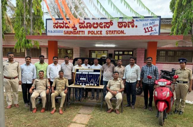 ಸವದತ್ತಿ ಪೊಲೀಸರಿಂದ ಭರ್ಜರಿ ಕಾರ್ಯಾಚರಣೆ: ಕುಖ್ಯಾತ ಕಳ್ಳನ ಬಂಧನ