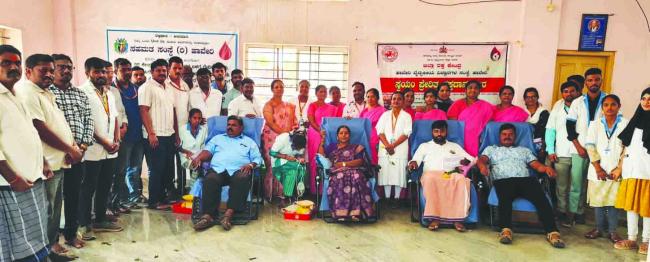 ಸಹಮತ ಸಂಸ್ಥೆಯು ಸ್ವಯಂ ಪ್ರೇರಿತ ರಕ್ತದಾನ ಶಿಬಿರ  