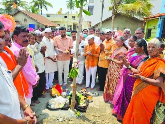 ಜಾತ್ರೆಯ ವಿಧಿವಿಧಾನಗಳಿಗೆ ಚಾಲನೆ ನೀಡಿದ ಚನ್ನರಾಜ  