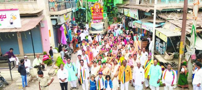 ಭಗವಾನ ಮಹಾವೀರರ ಭಕ್ತಿ, ಶ್ರದ್ಧೆ, ಸಂಭ್ರಮದ ಪಲ್ಲಕ್ಕಿ ಉತ್ಸವ  