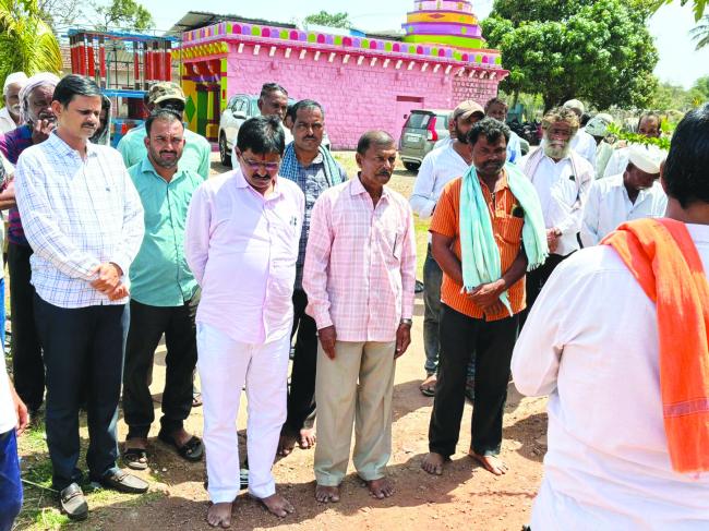 ಶಾಸಕರಾದ ಬಾಬಾಸಾಹೇಬ ಪಾಟೀಲರಿಂದ ಭೂಮಿಪೂಜೆ